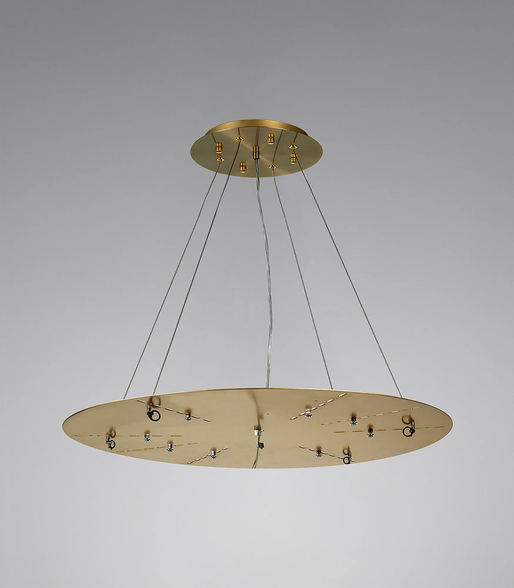 Lowan Antique Brass Ancillary Products Deco Suspension Plates